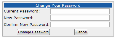 change password dialog
